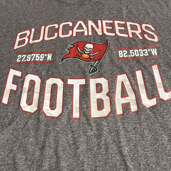 Tampa Bay Buccaneers game wear graphic t-shirt size XL NFL fanatics heathered - Picture 8 of 10
